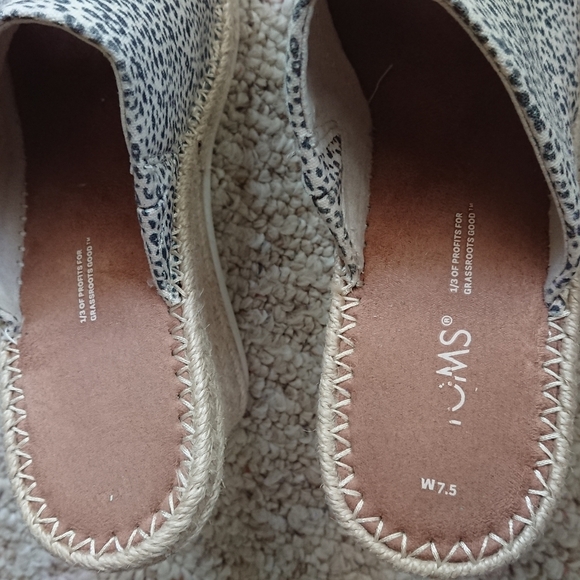 Toms Monica Espadrille Wedges Sandals size 7.5 - Picture 6 of 14